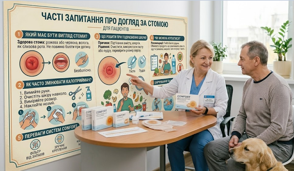 питання після стомування
